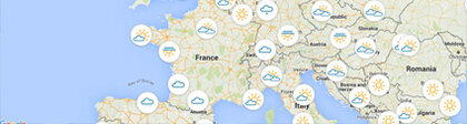 Besuchen Sie unsere Rubrik Wetter in Europa